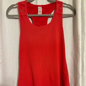 Womens Champion Racerback tank top  Medium Vapor Performance  Red